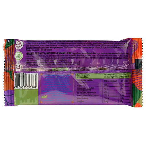 Козинак Жайвір Асорті фруктово-горіховий 65 г - фото 2