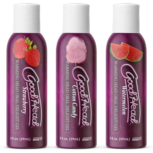 Розігрівальні гелі для орального сексу Doc Johnson GoodHead - Warming Head (3 смаки)