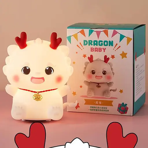 Нічник Animal A37 timer 1200 mAh White - фото 6