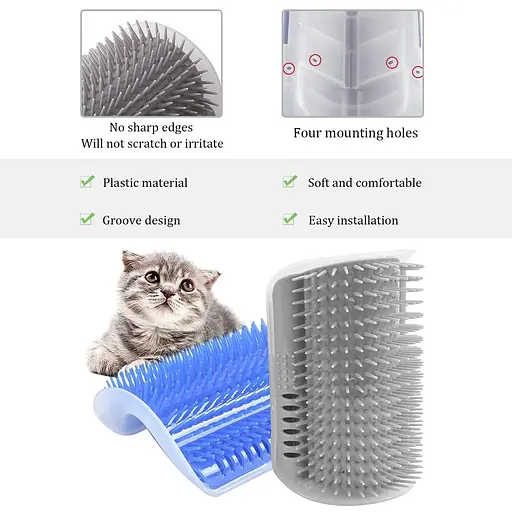 LATRAT 4 шт. Кисть для ухода за собаками, Щетка для ухода за кошкой, Щетка для домашних животных, Щетка для кошек для собак - фото 7