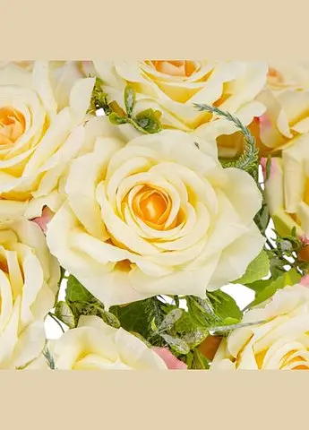 Букет троянд, 9 бутонів, кремовий, 40 см (9207-018) Elisey   - фото 3