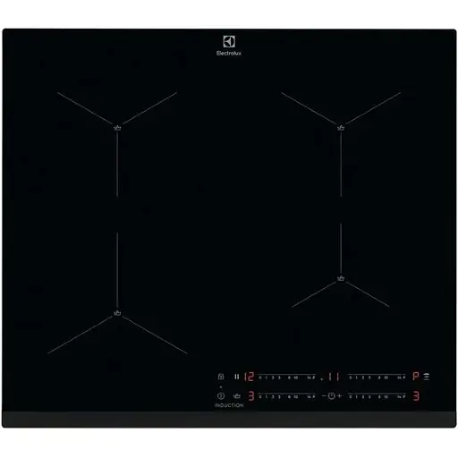 Варильна поверхня Electrolux індукційна, 60см, датчик кипіння, Hob2Hood, чорний - фото 1