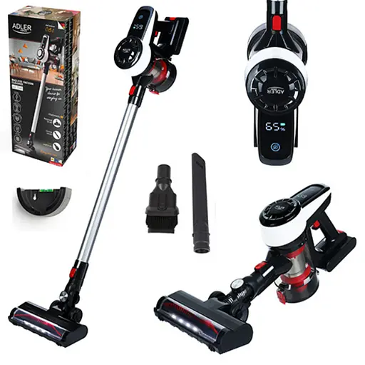 Пилосос акумуляторний Adler AD 7048 без мішка з технологією безщіткового двигуна - фото 2