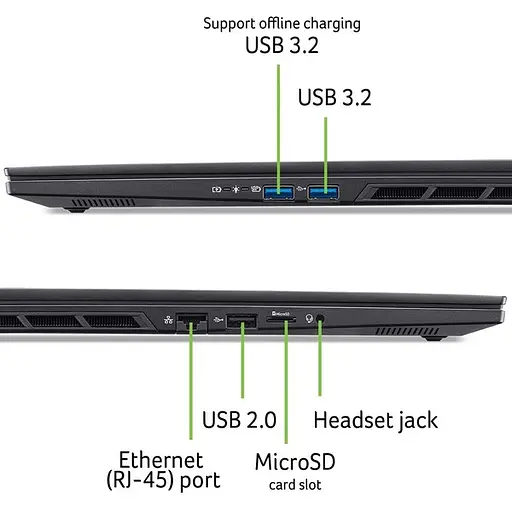 Ноутбук Acer Nitro 16S AN16S-61-R5C5 (NH.QXVEU.003) Obsidian Black - фото 8