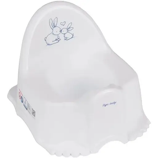 Горщик дитячий Tega Baby Bunny з музикою white - фото 1