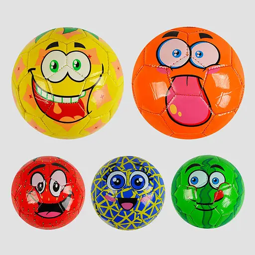 М’яч футбольний, M48476, 100 г, матеріал м’який PVC, розмір №2 (В асортименті) - фото 2