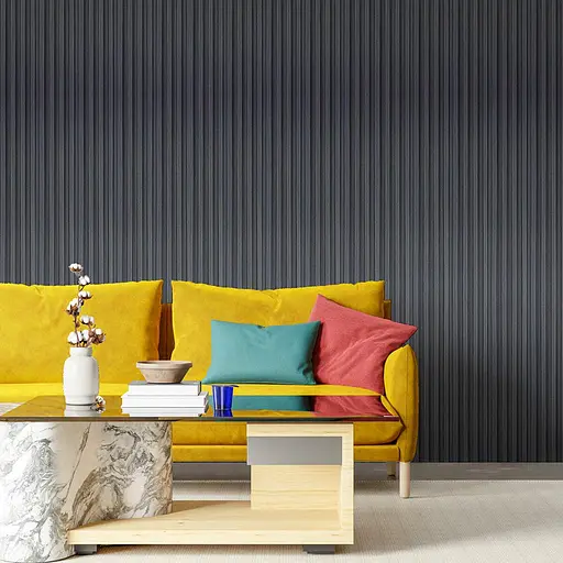 Рейка декоративна Wall Sticker WPC стінова 3000х160х23 мм Графіт SW-00001529 - фото 7