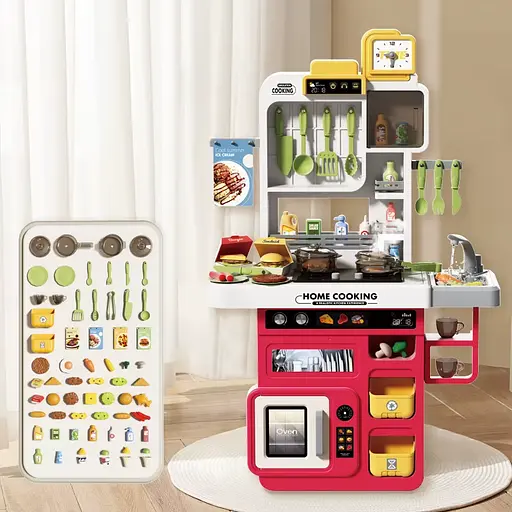 Кухня, 65 елементів, звук, вода, пар, посуд, мікрохвильова піч, 918B