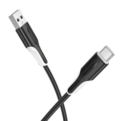 Дата кабель Borofone BX119 New USB to Type-C 3A (1m) Black - фото 2