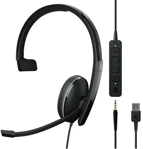 Спеціалізована гарнітура Sennheiser Adapt 135T II Mono Black (1000900) - фото 1