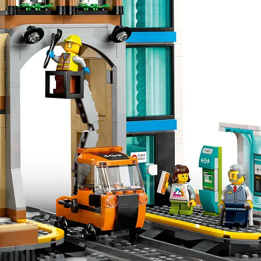 Конструктор LEGO City Центральный железнодорожный вокзал 752 детали (60469) - фото 8
