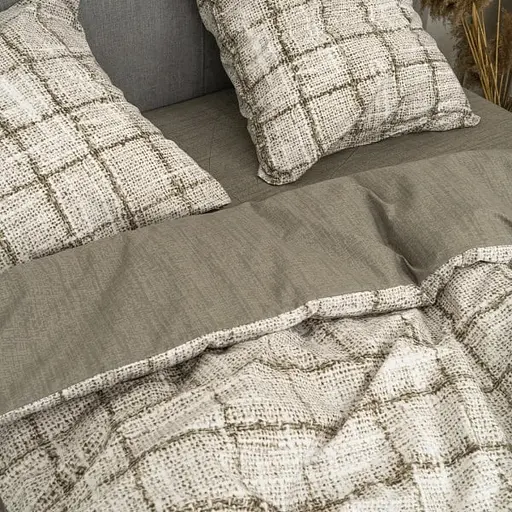 Комплект постільної білизни Viluta євро ранфорс 24296 100% бавовна - фото 3