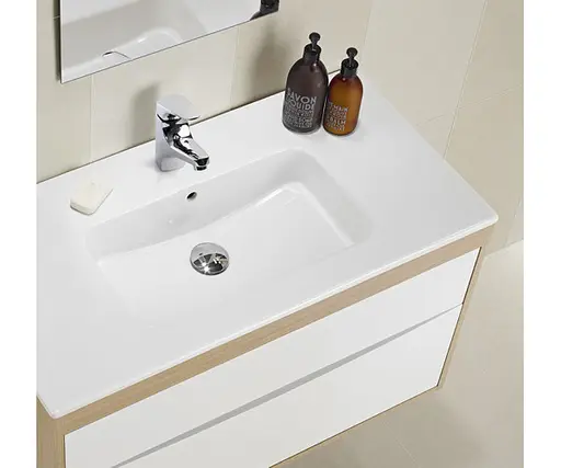 Умивальник Sanwerk "Смайл" 81 (SW0003016), Білий - фото 2