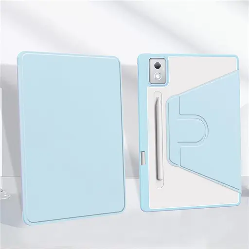 Чохол Lenovo Idea Tab Pro 12.7 2025 TPUCristal Pen holder 360 Голубий - фото 4