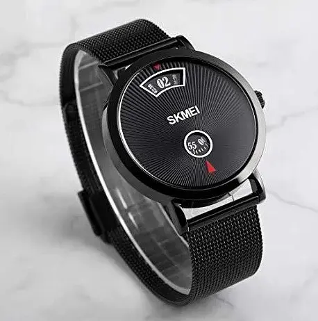 Чоловічий наручний годинникк Skmei 1489 Чорні - фото 6