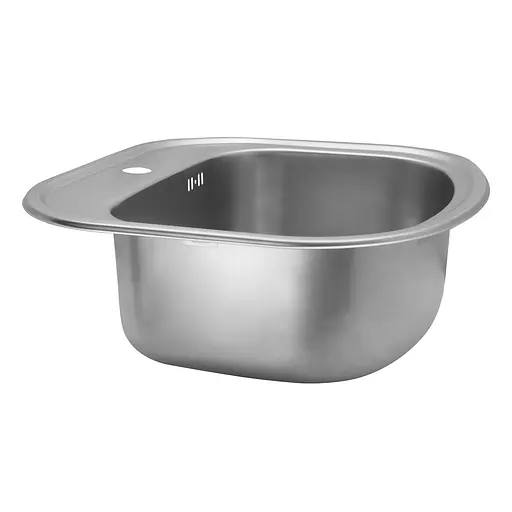 Кухонна мийка Kroner KRP Satin - 4749 (0,8 мм) (CV022758) - фото 3