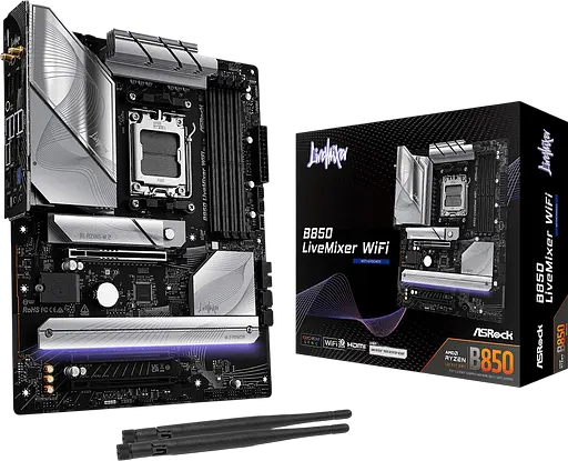 Материнская плата ASRock B850 LIVEMIXER WIFI Socket AM5