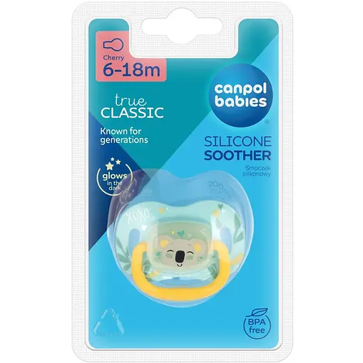 Пустышка силиконовая круглая Canpol babies Exotic Animals 6-18 месяцев в ассортименте (34/934_ru) - фото 13