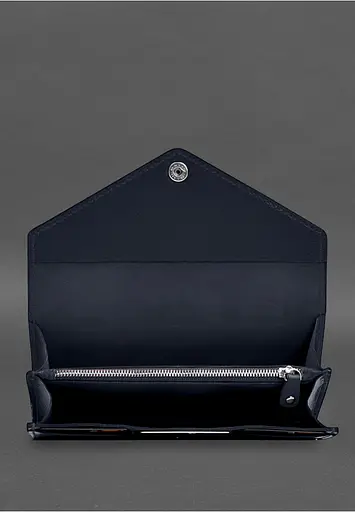 Кожаный клатч (портмоне) на кнопке 5.0 - фото 5