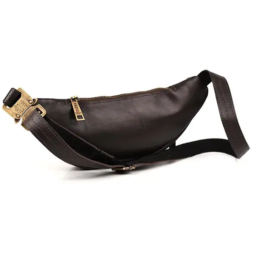 Шкіряна чоловіча сумка на пояс TARWA 11х30х5 см nsa0001313 - фото 2