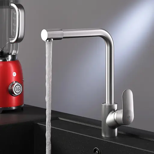 Смеситель для кухни на две воды Am.Pm Like L-излив сатин F8005711 Хром матовый - фото 3