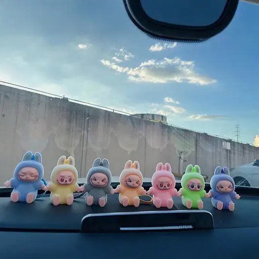 Аксесуар для сумки Labubu, 10 см, фігурка/монстр, пластик+плюш, петелька, коротка ручка (В асортименті) - фото 2