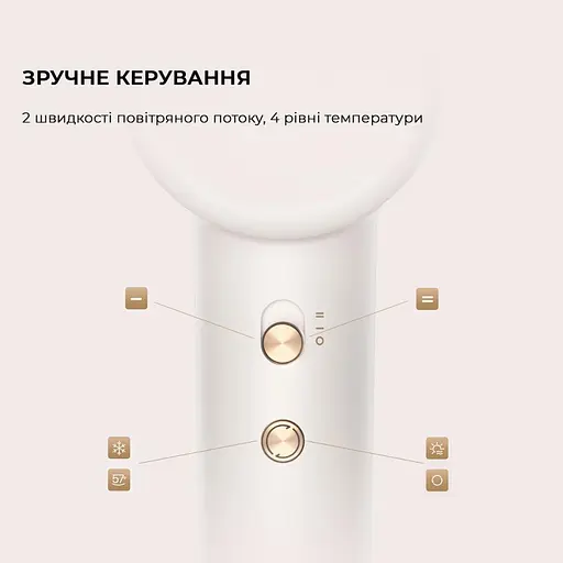 Фен Dreame Hair Dryer Gleam White (AHD12A-WH) - фото 7