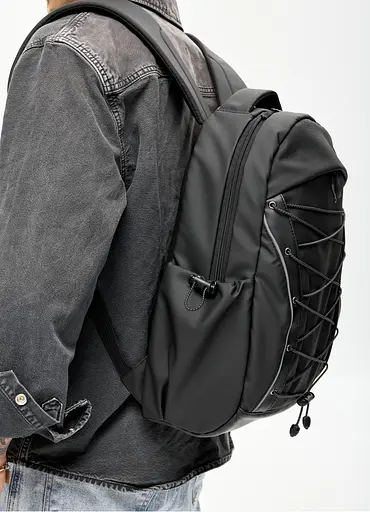 Мужской рюкзак Sambag Zard Neo черный с декором 43 х 27 х 13 см (25000264m) - фото 2