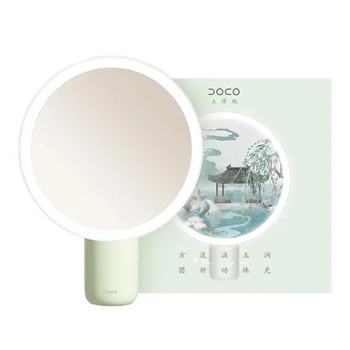 Дзеркало на акумуляторі настільне з LED-підсвіткою Doco DM001 - фото 2