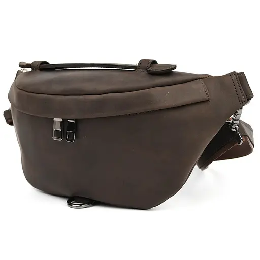 Жіноча шкіряна бананка LIMARY 22х27х10 см sum0028603 - фото 5