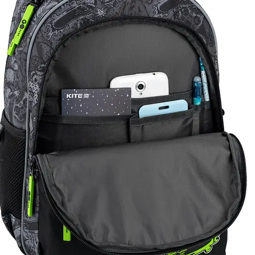 Рюкзак GoPack Education 182M Wow Skate Темно-серый (GO26-182M-7) - фото 11