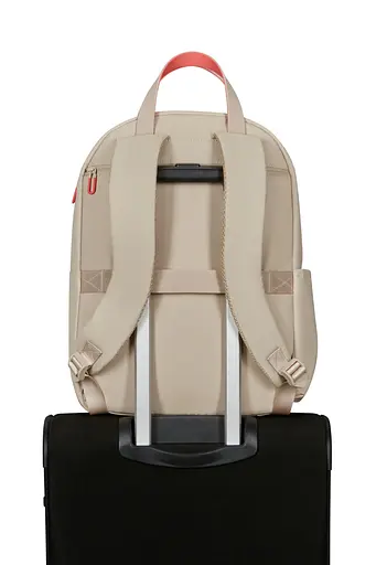 Рюкзак 15.6" American Tourister PUFFYPOP BEIGE 49x29x22 MJ1*15001 - фото 7