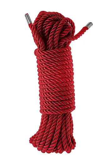 Мотузка Dreamtoys Blaze Deluxe Bondage Rope 10 м червоний - фото 3
