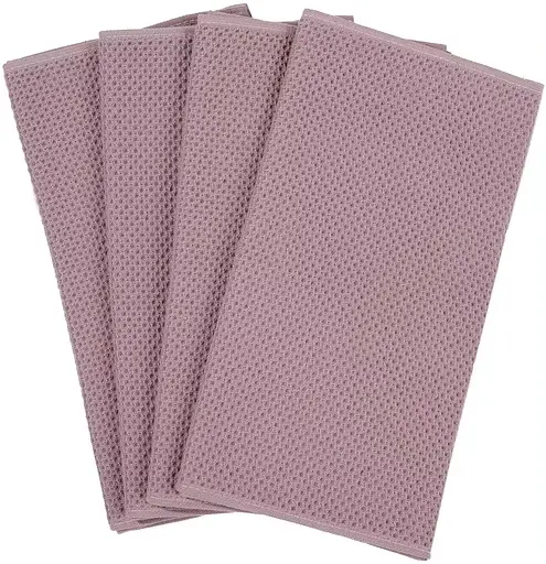 Набір кухонних вафельних рушників зі 100% бавовни 34*74 см 4 шт Кава - М’які Суперпоглинаючі - фото 2