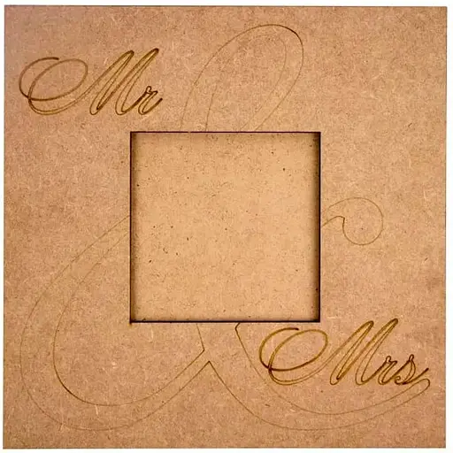 Заготовка рамка Rosa Talent Mr&Mrs МДФ 40х40cм
