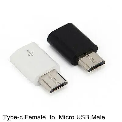 Адаптер Lapara MicroUSB Male тато на Type-C Female мама чорний (45584) - фото 3