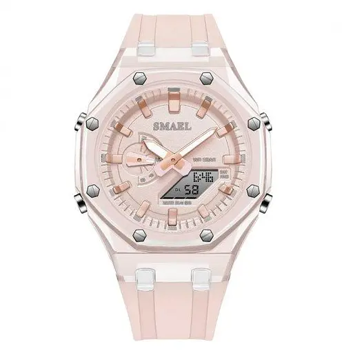 Женские наручные часы Smael Princess (Розовые) - фото 4
