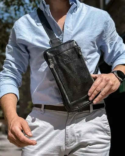 Сумка нагрудная Time Resistance 28х16х4 см sum0028229 - фото 2