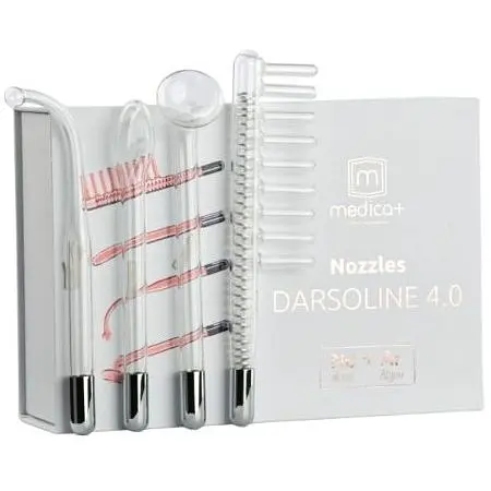 Комплект насадок для Дарсонваль Darsoline Medica+ Lux 4 шт. - фото 2