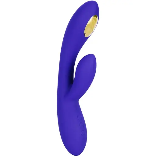 Вібратор-кролик CalExotics Impulse Estim Dual Wand 21.5 см фіолетовий