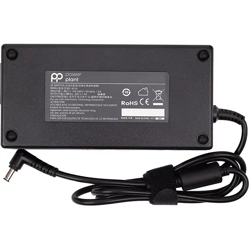 Адаптер для ноутбука PowerPlant ASUS 220V 20V 150W 7.5A (6.0*3.7) - фото 1