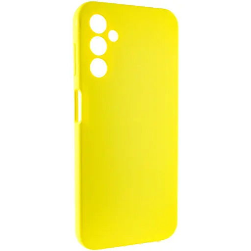Чехол Lakshmi Silicone Cover Full Camera AAA для Samsung Galaxy A14 4G/5G Желтый/Yellow - фото 2