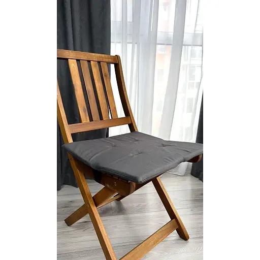 Водовідштовхувальна подушка на стілець Мокрий асфальт (2 шт.) - фото 2