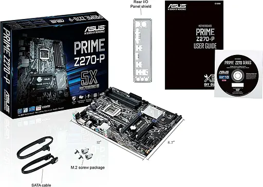 Материнская плата ASUS Prime Z270-P (Prime Z270-P) (Socket 1151, Intel Z270, ATX) Б/у - фото 5