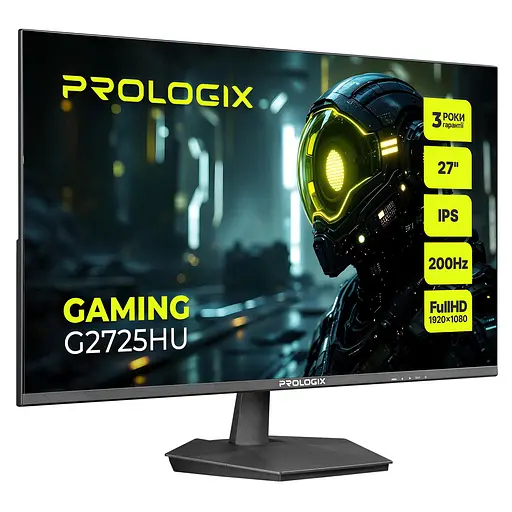Монітор ProLogix 27" Gaming G2725HU Black FHD IPS 200Hz (G2725HU) - фото 2