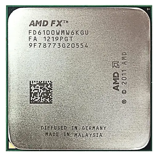 Процессор AMD FX 6100 (FD6100WMW6KGU) (Socket AM3+, 6T, 3.9 ГГц, Tray) Б/у - фото 1