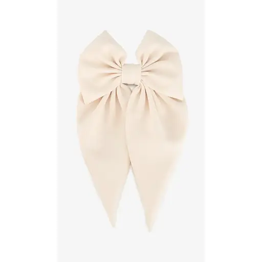Бант дитячий 24115 13 × 25 см Пудровий - фото 1