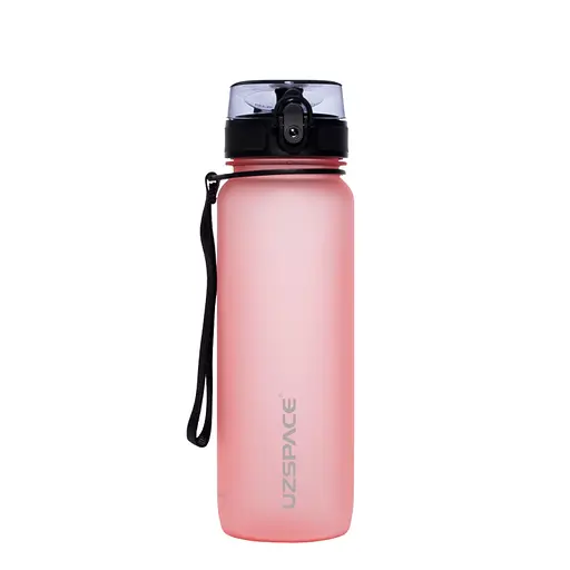 Пляшка для води UZSPACE 3053(Coral) 800 мл, коралово-рожева - фото 1