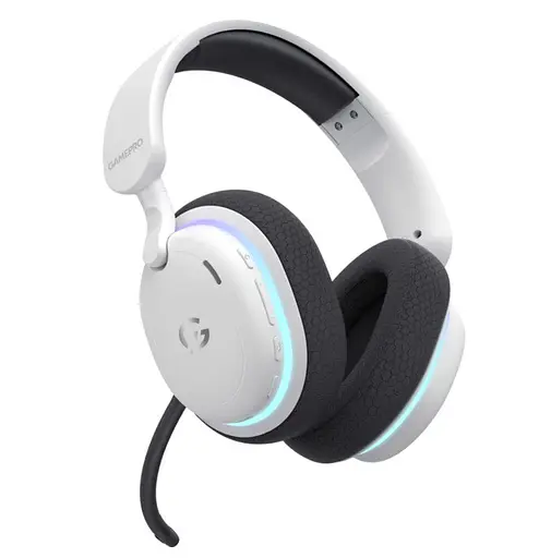 Ігрові бездротові навушники GamePro HSW-250 7.1 Bragi Asgard RGB Tri-Mod White - фото 4