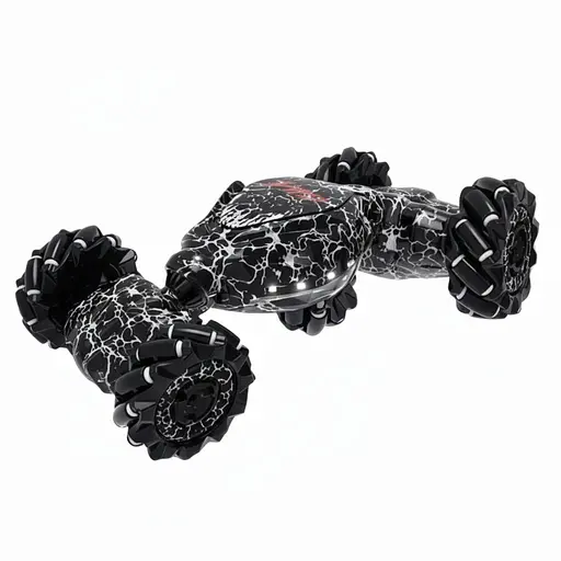 Радиоуправляемая трюковая машина H 22-01, аккумулятор 3.7V, пульт 2.4GHz, браслет для управления, подсветка, Черный